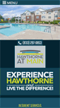 Mobile Screenshot of hawthorneatmain.com